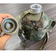 Office King Camouflage Kettle Training Outdoor Portable Kettle New Kettle Aluminium Crossbody Kettle New Summer Green Kettle (y compris Strap + Kettle Bag)