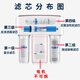 Qianjin peut être équipé de l'élément de filtre du purificateur d'eau Qinyuan KRT3800 / 3820 / 3890/2800 Ultrafiltration Memobrane activé Osmosis Osmosis RO Machine d'eau pure adaptée à KRT3820 (1 + 2 sections)