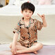 
Disney children's pajamas boys ice silk short-sleeved home clothes summer boys junior high school students big children thin suit baby summer suit 673-Picachu [men] [short set - ice silk] 170 18 sizes [suggested height 145-153cm]