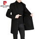 
Pierre cardin 100% wool double-sided wool coat men's autumn and winter medium-length wool coat gooseberry liner thickened windbreaker men camel gray [9923 gooseberry liner-100 wool] 170/84A [M-120Jin [Jin equals 0.5 kg]]