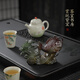 Tao Fuqi's home quality tea pet ornaments to attract wealth, cabbage, tea table decorations, tea trays, tea sets, accessories, color-changing tea to play with, color-changing koi carp, dark color