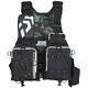 DAIWA 24 new DF-6224 buoyancy life vest large capacity sea fishing life vest vest bright black one size