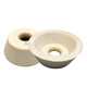 Bol de corindum blanc bol de roue de roue de roue roue de broyage 125/150/200/250 roue de broyage en céramique roue bol blanc bol blanc 125 * 45 * 32 mm 12023