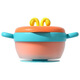 COOKSS baby food bowl constant temperature water-filled thermos bowl 316 stainless steel baby infant eating children's tableware light blue