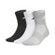
Adidas socks men and women socks 25 summer new product outdoor socks breathable casual socks mid-tube socks three pairs JC9272/black, white and gray/three pairs M