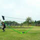 Yingming Double Standard Badminton Net Frame Simple Portable Badminton Net Mobile Net 4.8m Green No Storage Bag