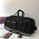 Weinarden travel bag men's large-capacity fitness bag women's short-distance business trip backpack backpack dry and wet separation portable luggage bag black