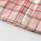 DAVE&BELLA children's clothing sweet baby girl plaid shirt children's shirt plus velvet children's shirt girls long-sleeved top autumn and winter new style pink plaid in stock 120 cm (recommended height 110-120cm)