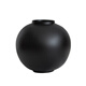 MPPMCK TAIBLE DROITE VASE VASE RETRO EARRENWARE Black Céramic Vase Vase Room Hôtel Modèle Modèle Céramique Style 9273-3