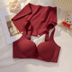 Adore Autumn and Summer Red Underwear for Women with Big Breasts and Smaller Wedding Bride Seamless Breast Reduction and Anti-Sagging Large Size Bra Red-Single Underwear 36/80D Top Support to Prevent Sagging