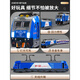 Juguetes de tren de aleación para niños Piel retro Dongfeng Harmony Subway Modelo de ferrocarril de alta velocidad Juguetes para automóviles para niños Plataforma de ensamblaje de tren ferroviario de alta velocidad