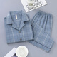 Pyjamas à manches courtes pour les vêtements pour hommes à la maison de grande taille de grande taille décontractée pour hommes.