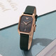 
Emporio Armani watch women's fashion square plate small green watch casual women's watch birthday Valentine's Day gift for girlfriend dark green square dial AR11149