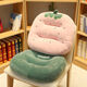 Yingzhu'er cushion office chair sedentary bench thickened seat cushion student classroom dormitory butt pad can sit on the ground mat strawberry mat one side mat plush side heightening skin-friendly cushion universal for all seasons