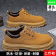 Kitchen special shoes 2024 men's shoes men's light work fashion non-slip leather shoes men's black chef casual 100 black upgraded model/E9214#*o 39
