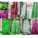 Legumes, long cowpeas, green beans, gluten-free flat belt rack, Yunlaimei, expanded skin, magpie bean seeds, pink, long leaves, 2.5kg