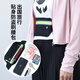 
Raft core close-fitting anti-theft invisible waist bag travel abroad sports passport bag anti-stealing wallet anti-snatch bag Double pocket waist bag - black black zipper