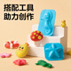 得力(deli)12色彩泥 橡皮泥超轻粘土玩具手工DIY盒装黏土套装 手提收纳盒装儿童生日开学礼物YC248-12