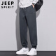 JEEP SPIRIT Jeep casual pants men's pants men's autumn and winter men's loose harem leg heavy sportswear trousers