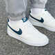 Nike (Nike) Herrenschuhe 2025 NEUER SOMMER SOURT CLASS SPLICE SING Air Force One Low-Top Sports Casual Shoes HQ4867-101 Segel weiße Ordnance Deep Sea Blue 41