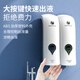 Chuangdian Wall-mounted soap dispenser without punching in the kitchen manual pressing of public toilet hand sanitizer box toilet hand sanitizer 1049A white single head