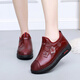 Pull back old Beijing cloth shoes mother's shoes winter velvet anti-slip warm old middle-aged women's shoes cotton shoes 1065 red 38