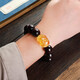 Bijoux Yanyun Beaucoup de bracelet de santal de santal rouge Vénus Indian Small Feuille Red Wenhua Perles bouddhistes Authentiques Bracelet et femmes Bracelet de santal