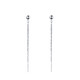 Caibai Jewelry Platinum Earrings Platinum Pt950 Tassel Ear Wire Price Approximately 1.65 grams