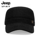 Jeep (JEEP) hat men's autumn and winter peaked cap plus velvet thickened windproof ear protection warm winter hat fashionable baseball cap A0144