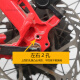 Riese Riesenparks Frame/Foot Support ATX810 // 830/860XTC820/800 Stütze Beine 24-26 Parallel 2 Löcher, Verdickung und schnelles Heben