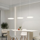 
Mingjiang Style 2025 new restaurant lamp full spectrum eye protection restaurant chandeliers modern simple pumpkin lantern Guangdong Zhongshan lamp MTJ689-3 direct disk access to Mijia APP white + beige yellow