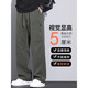 Charlotte casual pants men's work pants 2025 new men's autumn and winter American loose straight teenager multi-pocket pants 9856 Military Green L 105-125Jin[Jin equals 0.5 kg]