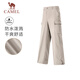 Pantalones de trabajo de camello para hombres y mujeres Pantalones casuales impermeables otoñales para pantalones deportivos de senderismo al aire libre más pantalones de carga de terciopelo