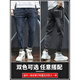 Mit reinem (Yishion) High-End-dunklen Blue-Jeans für Männer 2025 Herbst neue lose geradlinige Feder- und Herbst-Freizeithosen haltbar 9928 Blau 28 Taillenumfang zwei Fuß eins eins