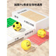 Vinoya Football Children Primary and Secondary School Children Outdoor No. 4 Wear-resistant Kindergarten 3/4/5 Little Yellow Duck Football 3937 Ocean Blue No. 5 Football (4 pieces for air supply) (Little Yellow Duck joint model)