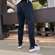 
Minghuitong Babaoshen plus velvet casual pants autumn and winter new I style spliced ​​small feet men's trendy, fashionable, loose, versatile and elastic sports black 16868 model 30115125Jin[Jin equals 0.5 kg] 24