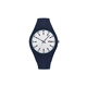 Fila Watch Quartz Movimiento Strap Silicone Dial White Dial White Men y mujeres Candy Candy Asequable Sports Waterproof 46Fll38-671-003