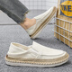 zapatos para hombres de lona dkcci para la primavera y el verano nuevos zapatos casuales transpirables People Peedal zapatos pescadores