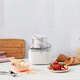 CUISINART 美膳雅 便携冰淇淋搅拌机 家用小型冰激凌搅拌机 儿童水果雪糕机 圣代甜筒机 可拆卸 ICE-M10 白色
