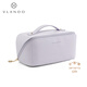 VLANDO Birthday Gift Cosmetic Bag Large Capacity Portable Cosmetic Storage Bag Washing Bag Simple-Lilac Purple