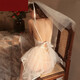 DL 1998 Fat Donglai Quality 520 Regalos Centrarse en el vestido de novia sexy de alta calidad Bride Battle Battle Black Bride + Desire Medias de suspensión