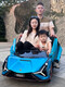 Teacher Ma Lamborghini children's electric car parent-child four-wheel car remote control sports car children and babies can sit on toy car supreme paint red + 24V15A + voice interaction electric drive
