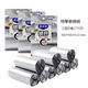 Qingqingmei garbage bag silver extra thick garbage bag 90 flat-mouthed portable good thick break point car (6296 garbage bag 3 rolls x 30 90-)