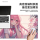Almohadilla de ratón de ratón de dibujos animados de gato de tres colores, almohadilla de bloqueo de teclado e almohadilla de teclado de teclado personalizables para hombres y mujeres.