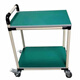 XMSJ Lean Tube Workbench Doppelschichtumsatz LKW-LKW-Material Rack Mehrschicht alternder Rack Mobile Trolley L1000W500H12004 Schicht
