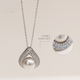 Luoyi Jewelry akoya seawater pearl necklace 8-9mm round pendant cold white light temperament clavicle chain love