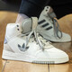 阿迪达斯 （adidas）三叶草男女鞋运动休闲高帮板鞋2023冬季IF2694 IF2675 白_浅绿_深绿 39