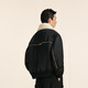 速写男装商城同款2024冬新品短款翻领羽绒服宽松城市轻户外9O0C12530 001本黑 L