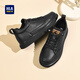 Hailan Home Hla Herrenschuhe Casual Schuhe Brettschuhe atmungsaktive Sportschuhe [Chinesischer Valentinstag] Schwarzer Höhe-verstärkter Modell 40