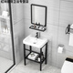 Cuenca de la columna de Nansangweichi Cuenca de lavado vertical Pequeño apartamento de piso Cerámico de lavado de cerámica Fregadero de baño 4837E Basin + drenaje de soporte / apartamento pequeño